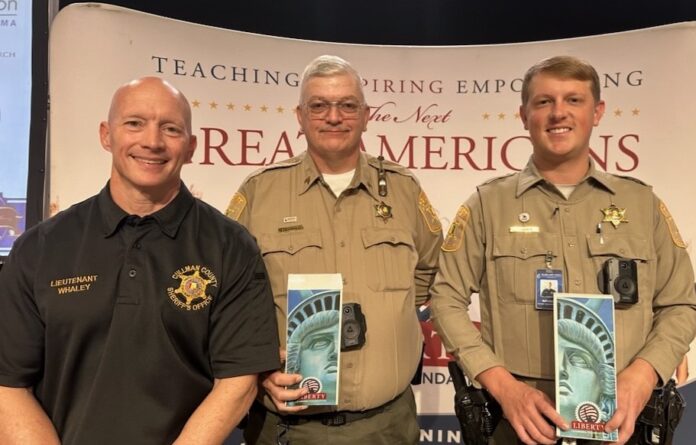 Left to right are Lt. Chad Whaley, Sgt. Jeff Rainwater and Deputy Blake Golden. (Cullman County Sheriff’s Office)