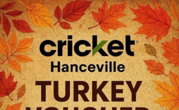 Cricket Wireless in Hanceville giving out turkey vouchers Monday