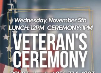 Veterans Ceremony and Luncheon set for Nov. 5 at the OmniPlex