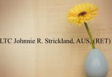 Obituary: LTC Johnnie R. Strickland, AUS, (RET)