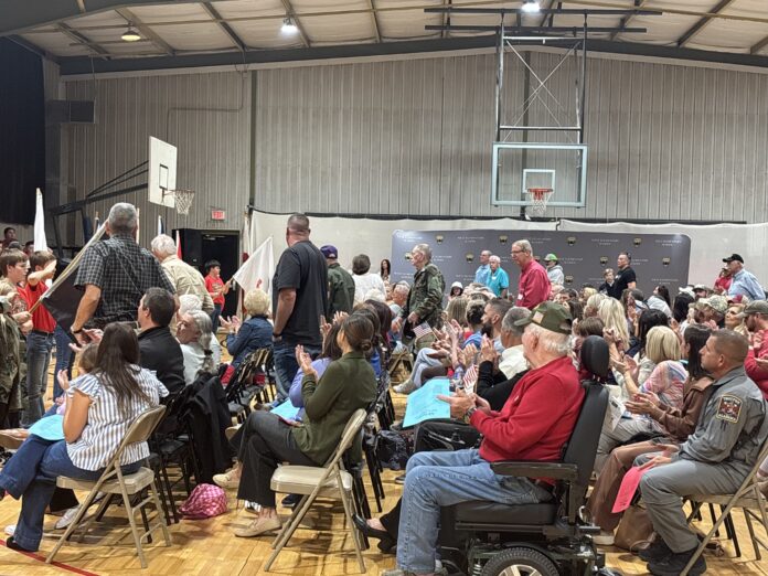 MAIN West Elementary School hosted its annual Veterans Day program on Friday, Nov. 7, 2025, with two shows put on by the school’s fifth-grade classes. (Lauren Estes/The Cullman Tribune)