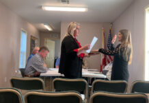 Berlin Town Council welcomes new members Vinemont Town Clerk Kayecea Sasser, left, swears in Berlin Town Clerk Keirstyn Montgomery on Monday, Nov. 3, 2025. (Chasady Woods/The Cullman Tribune)