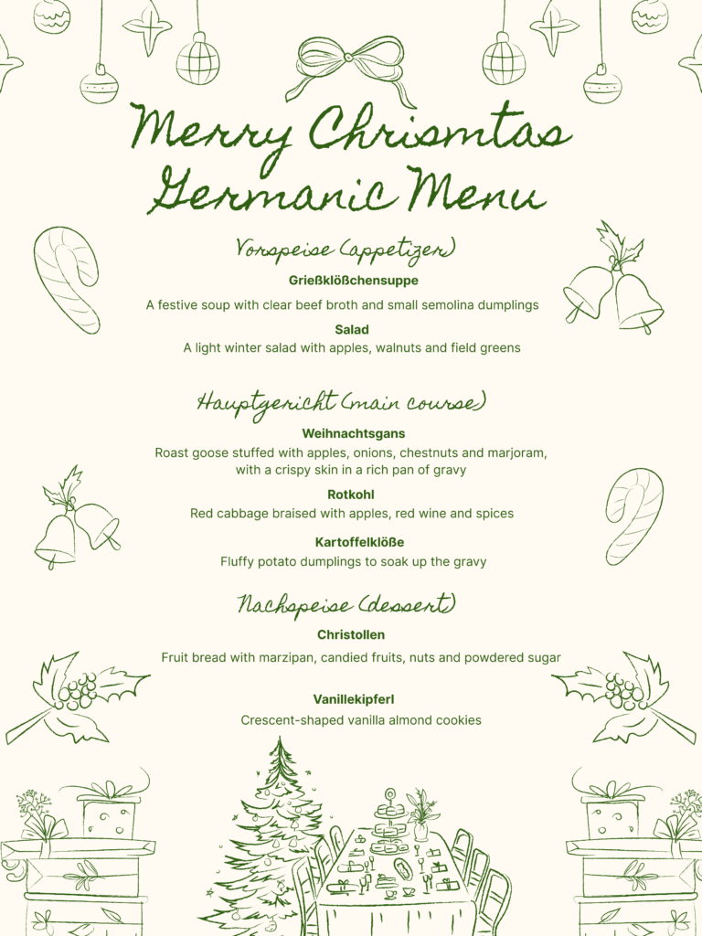 Recipe revival: A Germanic Christmas Day menu 