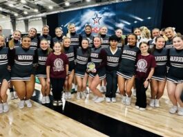 West Point cheerleaders headed to nationals The West Point High School varsity cheerleading squad last month won first place at the UCA Space Center Regional in Huntsville. It was one of eight local squads to qualify for the National High School Cheerleading Championship, which will take place in Orlando in January/February. (West Point High School)