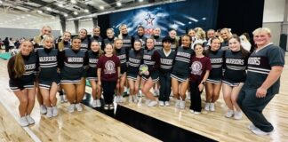 West Point cheerleaders headed to nationals The West Point High School varsity cheerleading squad last month won first place at the UCA Space Center Regional in Huntsville. It was one of eight local squads to qualify for the National High School Cheerleading Championship, which will take place in Orlando in January/February. (West Point High School)