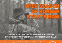 The Link launches Open Season on Hunger The Link of Cullman County has launched Open Season on Hunger. (Facebook)