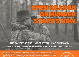 The Link launches Open Season on Hunger The Link of Cullman County has launched Open Season on Hunger. (Facebook)