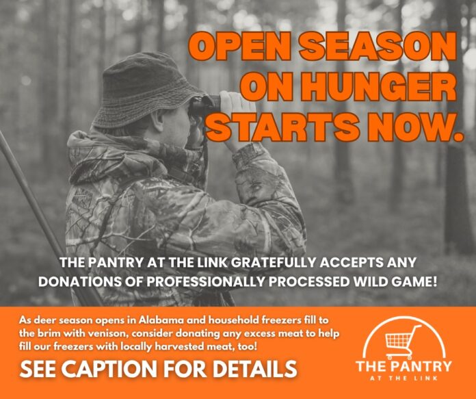 The Link of Cullman County has launched Open Season on Hunger. (Facebook)