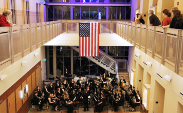 Wallace State to honor military veterans at annual concert Nov. 10 The Wallace State Concert Band performs during the 2024 Salute to United States Veterans concert. This year’s concert will be held on Monday, Nov. 10, at 7 p.m., in the Betty Leeth Haynes Theatre at the Gudger Student Center. Admission is free and open to the public. (Wallace State)