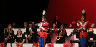 Wallace State’s annual Christmas Spectacular set for Dec. 11 The Wallace State Concert Band and Jazz Band play for dancers performing during the 2024 Christmas Spectacular. This year's performance will be on Thursday, Dec. 11, at 7 p.m., at the Betty Leeth Haynes Theatre in the Garlan E. Gudger, Sr., Student Center. Admission is free. (Wallace State)
