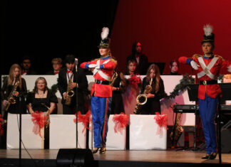Wallace State’s annual Christmas Spectacular set for Dec. 11 The Wallace State Concert Band and Jazz Band play for dancers performing during the 2024 Christmas Spectacular. This year's performance will be on Thursday, Dec. 11, at 7 p.m., at the Betty Leeth Haynes Theatre in the Garlan E. Gudger, Sr., Student Center. Admission is free. (Wallace State)