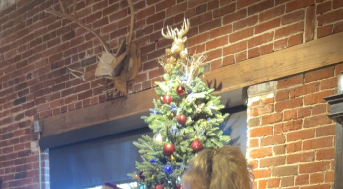 Santa and Mrs. Claus stop by Karma’s Coffee House Santa reads “The Christmas Story” at Karma’s Coffee House on Sunday, Dec. 7, 2025. (Anabelle Howze/The Cullman Tribune)