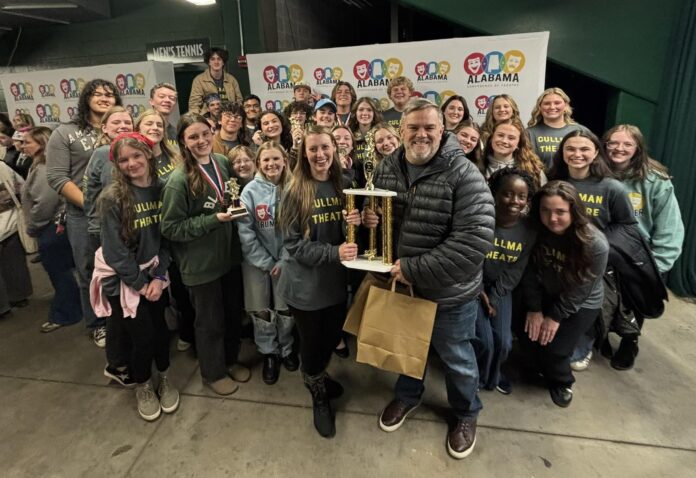 595707703_1432238192244409_165604053259525248_n Cullman High School Theatre earned Best in Show at the State Walter Trumbauer High School Theatre Festival for the second year in a row. This year’s state festival took place Dec. 5-6, at the University of Alabama at Birmingham, with the CHS group winning for its one act production of “Suite Surrender.” (Wayne Cook)