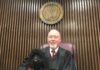 Judge Greg Nicholas retiring Cullman County Circuit Court Judge Greg Nicholas and courthouse facility dog Brooksie (Cullman Tribune file photo)