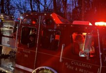 Santa rides through town Cullman Fire Rescue hosted its annual Santa Ride event Sunday evening, Dec. 21, 2025. (Lauren Estes/The Cullman Tribune)