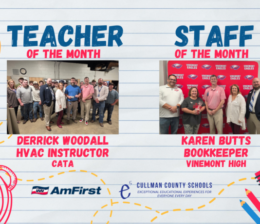 Woodall, Butts named CCBOE/AmFirst November Employees of the Month