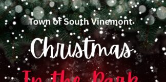 Town of South Vinemont 4th annual Christmas in the Park Dec. 7