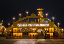 Cullman Christkindlmarkt’s walk-on Christmas arch is world’s largest With the unveiling of the world’s largest walk-on Christmas arch, Cullman is rapidly emerging as one of America’s most dynamic and compelling holiday market destinations. (City of Cullman)