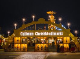 Cullman Christkindlmarkt’s walk-on Christmas arch is world’s largest With the unveiling of the world’s largest walk-on Christmas arch, Cullman is rapidly emerging as one of America’s most dynamic and compelling holiday market destinations. (City of Cullman)