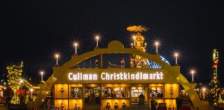 Cullman Christkindlmarkt’s walk-on Christmas arch is world’s largest With the unveiling of the world’s largest walk-on Christmas arch, Cullman is rapidly emerging as one of America’s most dynamic and compelling holiday market destinations. (City of Cullman)