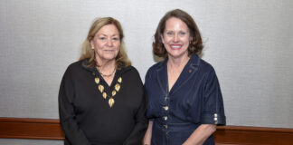 Lydia Haynes elected to State Equine Committee Anna Barron of Macon County (not pictured), Toni Flowers of Montgomery County and Lydia Haynes of Cullman County were elected to the Alabama Farmers Federation State Equine Committee Dec. 7. Elections were held during the Federation’s 104th annual meeting in Montgomery. State commodity committee members help direct policy for the state’s largest farm organization, allocate research dollars and coordinate educational sessions for fellow farmers. From left are Flowers and Haynes. (Alabama Farmers Federation)