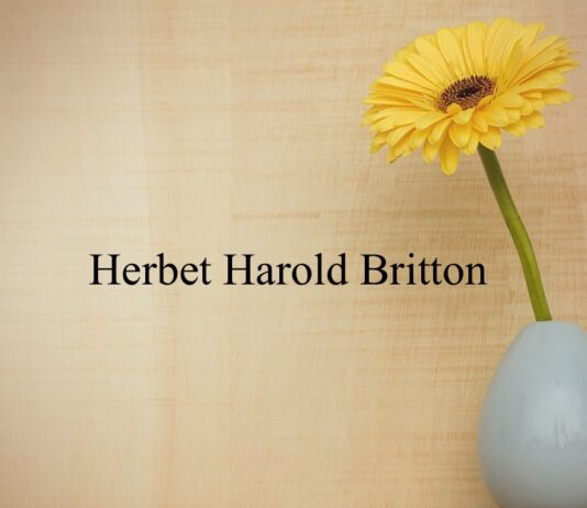 Obituary: Herbert Harold Britton