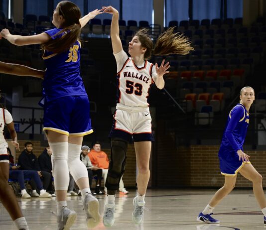 GET BITTER OR GET BETTER: After an achilles injury derailed her freshman season, Wallace State’s Bailey Tetro had to choose
