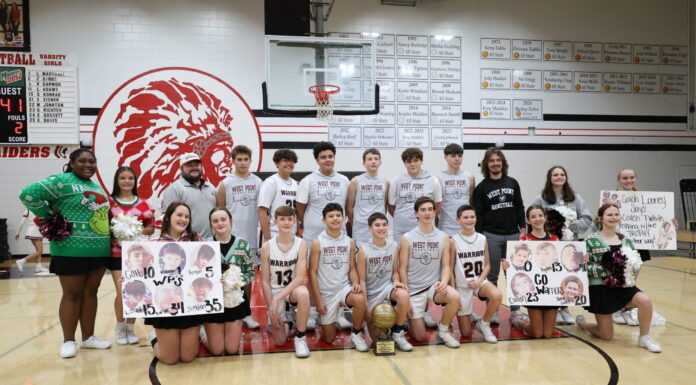 MIDDLE SCHOOL BASKETBALL: West Point defeats Good Hope 54-41 to win Cullman County 8th grade boys basketball tournament