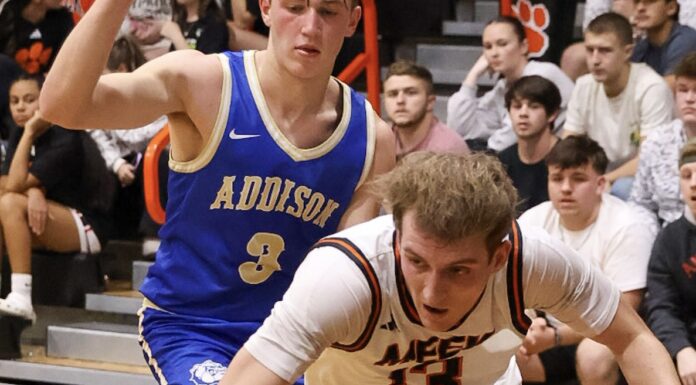 PREP BASKETBALL: Meek grinds out a 56-53 overtime win over rival Addison