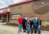 AMRV celebrates grand opening of Jack’s in Fairview Left to right are Grissom Mayfield, Kaitlyn Owen, Rep. Heath Allbright, Jennifer Campbell, Whitney Manderson, Renona Seibert, Sherry Clough, Lynn Mullins, Clint Haynes and Karmen Baker. (AMRV RC&D)