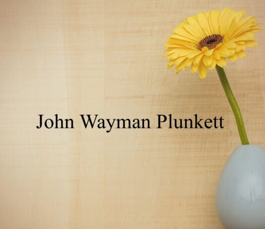 Obituary: John Wayman Plunkett