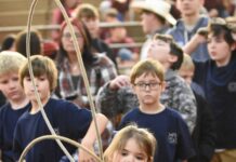 ‘One of the most rewarding experiences’ A young girl is seen practicing her roping skills at the special needs rodeo on Thursday, Dec. 11, 2025, at the Cullman County Agricultural Trade Center. (Mike Witcher/The Cullman Tribune)
