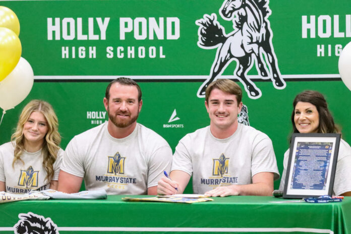 Left to right are Lilly Allbright, Heath Allbright, Cade Allbright and BreAnn Allbright. (Katie Drummond/The Cullman Tribune)
