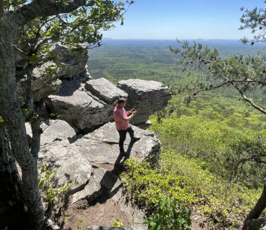 First Day Hikes at Alabama State Parks offer chance to see sunrise, sunset, everything in between The First Day Hike Sunset Hike at Cheaha State Park follows the Pulpit Rock Trail, which offers panoramic views of the Talladega National Forest. (Photo by Josh Bean | Alabama State Parks)