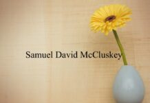 Obituary: Samuel David McCluskey