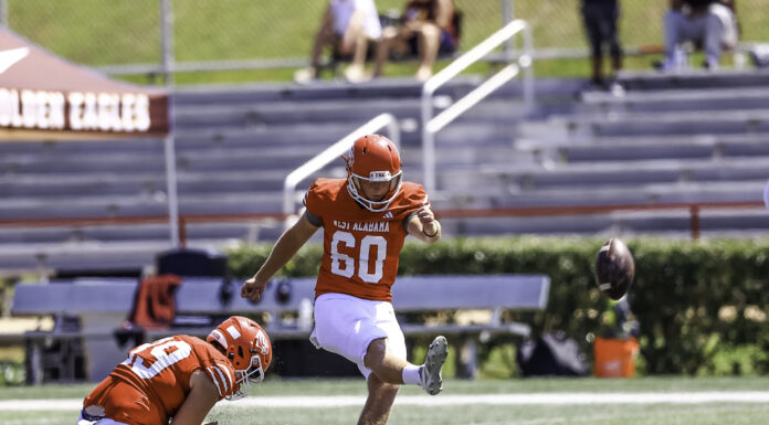 Kicking his goals one at a time