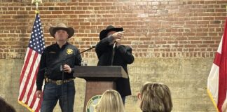 CCSO hosts sponsor dinner ahead of this weekend’s rodeo The Cullman County Sheriff’s Office hosted its annual rodeo sponsor dinner on Tuesday night, Dec. 9, 2025, at Cotton Creek Warehouse, ahead of this weekend’s Cullman County Sheriff’s Office Jimmy Arrington Memorial Rodeo. (Lauren Estes/The Cullman Tribune)