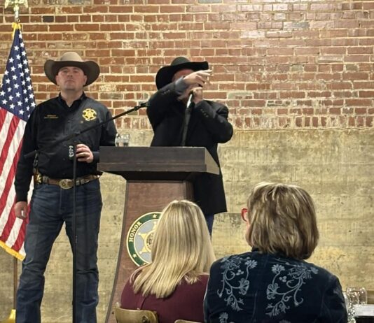 CCSO hosts sponsor dinner ahead of this weekend’s rodeo The Cullman County Sheriff’s Office hosted its annual rodeo sponsor dinner on Tuesday night, Dec. 9, 2025, at Cotton Creek Warehouse, ahead of this weekend’s Cullman County Sheriff’s Office Jimmy Arrington Memorial Rodeo. (Lauren Estes/The Cullman Tribune)
