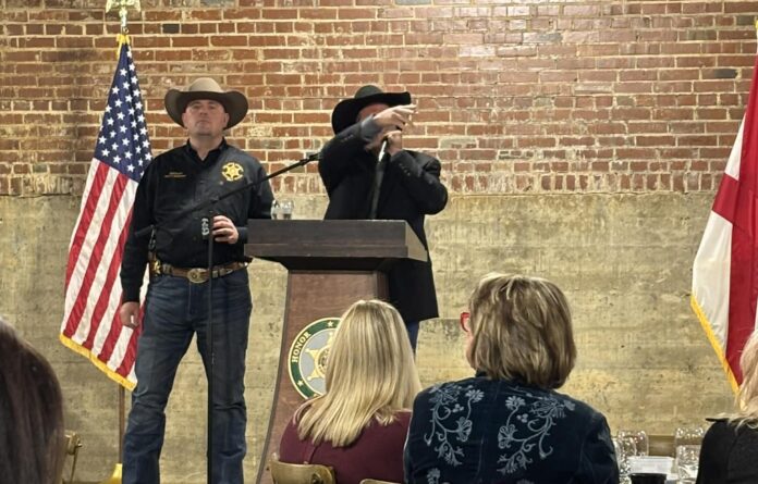 a_MSbP_f The Cullman County Sheriff’s Office hosted its annual rodeo sponsor dinner on Tuesday night, Dec. 9, 2025, at Cotton Creek Warehouse, ahead of this weekend’s Cullman County Sheriff’s Office Jimmy Arrington Memorial Rodeo. (Lauren Estes/The Cullman Tribune)