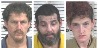 CCSO announces multiple drug arrests Left to right are Nathan Whitfield, Albert Dragon and Leann Elizabeth Finchum. (Cullman County Sheriff’s Office)