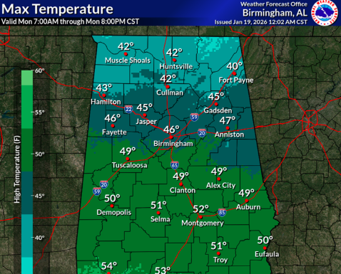 Cold today into Tuesday with potential winter weather late week
