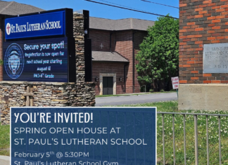 St. Paul’s Lutheran School to host Spring Open House Feb. 5