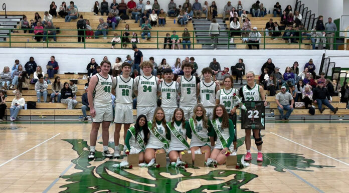 PREP BASKETBALL: Lady Broncos, Bulldogs’ boys collect area wins on Holly Pond’s senior night