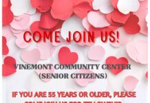 Vinemont hosting Valentine’s Day-themed senior community luncheon Feb. 16