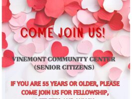 Vinemont hosting Valentine’s Day-themed senior community luncheon Feb. 16