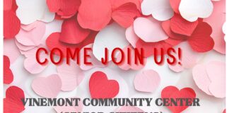 Vinemont hosting Valentine’s Day-themed senior community luncheon Feb. 16