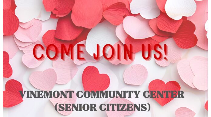 Vinemont hosting Valentine’s Day-themed senior community luncheon Feb. 16