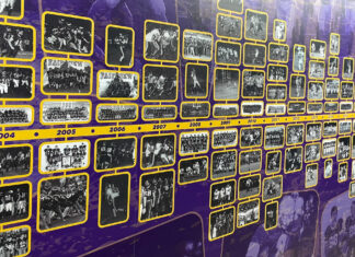 Fairview’s new timeline wall binds together 6 decades of football, family and memories