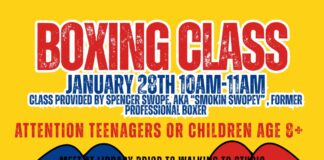 Shirley Burden Public Library partners with local boxing club for free introductory boxing class – Jan. 28