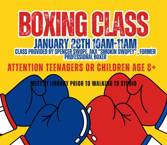 Shirley Burden Public Library partners with local boxing club for free introductory boxing class – Jan. 28